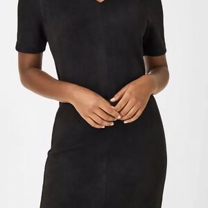 NWT SPANX Classic Black Midi Dress